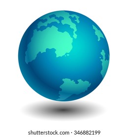 earth graphic vector isolated