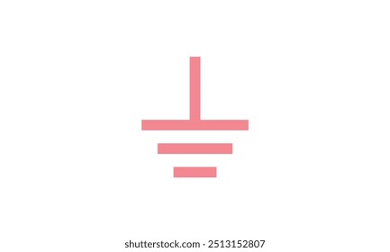Earth ground symbol in electricity.