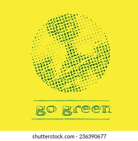 earth halftone background