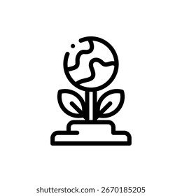 Vector de diseño de protección de manos terrestres perfecto para el cuidado del medio ambiente y la conservación gráfica