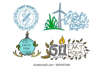Earth Hour 60 Minute Template Set