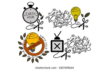 Earth Hour 60 Minute Template Set