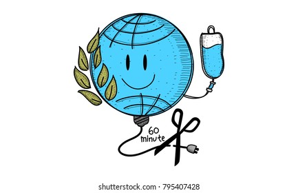 Earth Hour 60 Minute Template