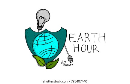 Earth Hour 60 Minute Template