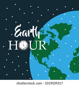 earth hour clock save planet ecology event
