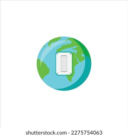 Earth Hour Ecology Design Vector
