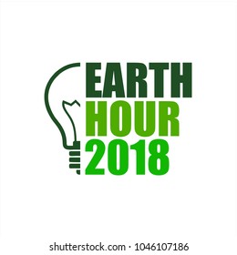 Earth Hour event icon, Earth Hour 2018