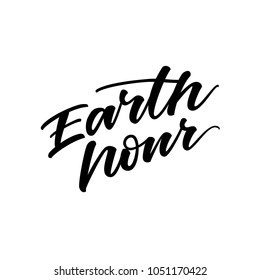 EARTH HOUR | HOLIDAY HAND LETTERING