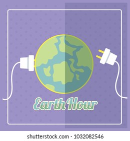 Earth Hour Illustration
