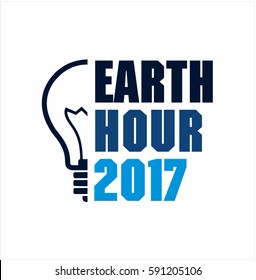 logotipo vectorial de la hora terrestre