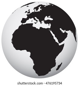 earth icon black 