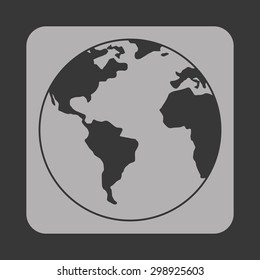 earth icon design, vector illustration eps10 graphic 