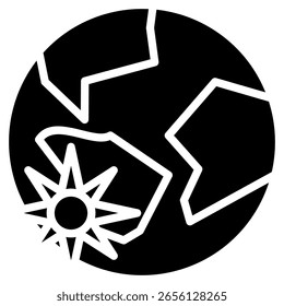 Elemento del icono de la tierra para el diseño
