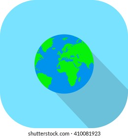 Earth icon, Earth icon eps10,