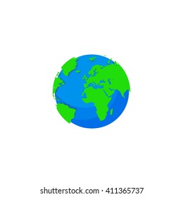 Earth icon, Earth icon eps10,