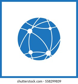 earth icon. globe.