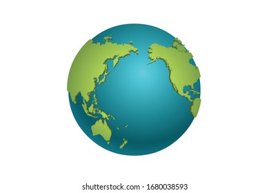 Earth Icon, Globus Icon Vektorillustration Illustration