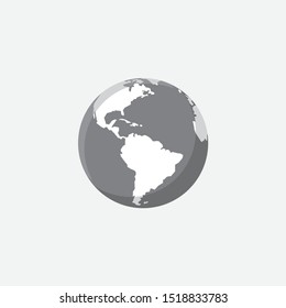 earth icon illustration, globe icon vector illustration, world icon design vector illustration