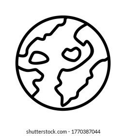Earth icon or logo isolated sign symbol vector illustration - high quality black style vector icons
