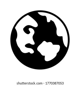 Earth icon or logo isolated sign symbol vector illustration - high quality black style vector icons
