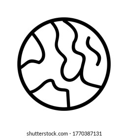 Earth icon or logo isolated sign symbol vector illustration - high quality black style vector icons
