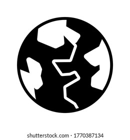 Earth icon or logo isolated sign symbol vector illustration - high quality black style vector icons
