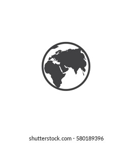 earth icon. sign design
