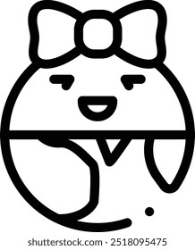 icono de la tierra. Diseño De Estilo Lineal Delgado Aislado Sobre Fondo Blanco