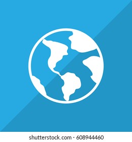 Earth Icon Vector.