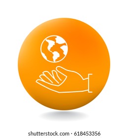 Earth Icon Vector.