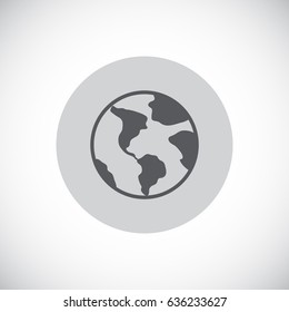 Earth Icon Vector.
