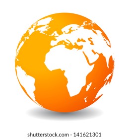 Earth icon, vector clip art