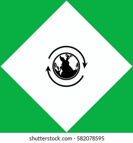 Earth  icon Vector design.