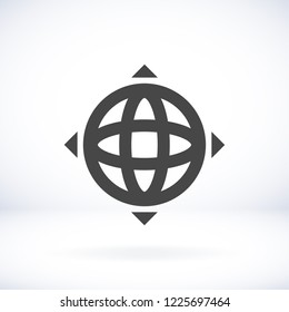 earth icon. Vector, Eps 10
