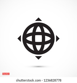 earth icon. Vector, Eps 10