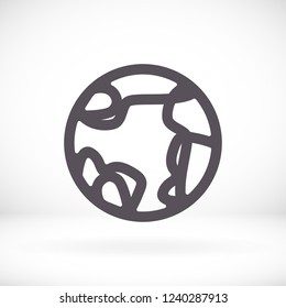 earth icon. Vector, Eps 10