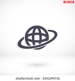 earth icon. Vector, Eps 10