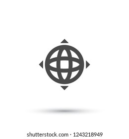 earth icon. Vector, Eps 10