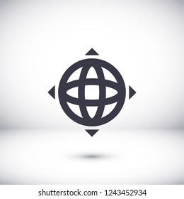 earth icon. Vector, Eps 10