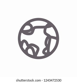 earth icon. Vector, Eps 10