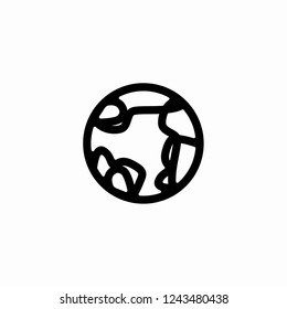 earth icon. Vector, Eps 10