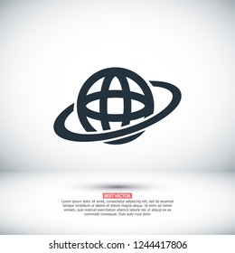 earth icon. Vector, Eps 10