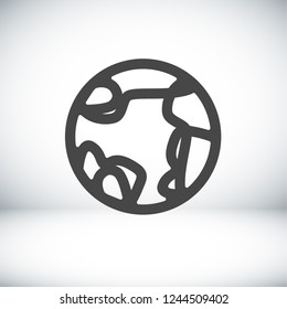 earth icon. Vector, Eps 10