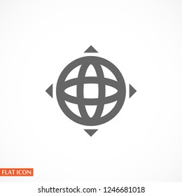 earth icon. Vector, Eps 10