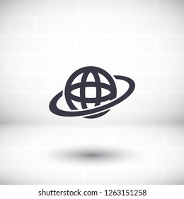 earth icon. Vector, Eps 10