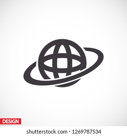 earth icon. Vector, Eps 10