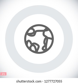 earth icon. Vector, Eps 10