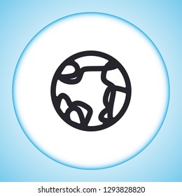 earth icon. Vector, Eps 10