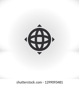 earth icon. Vector, Eps 10