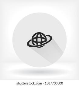 earth icon. Vector, Eps 10 . Lorem Ipsum Flat Design